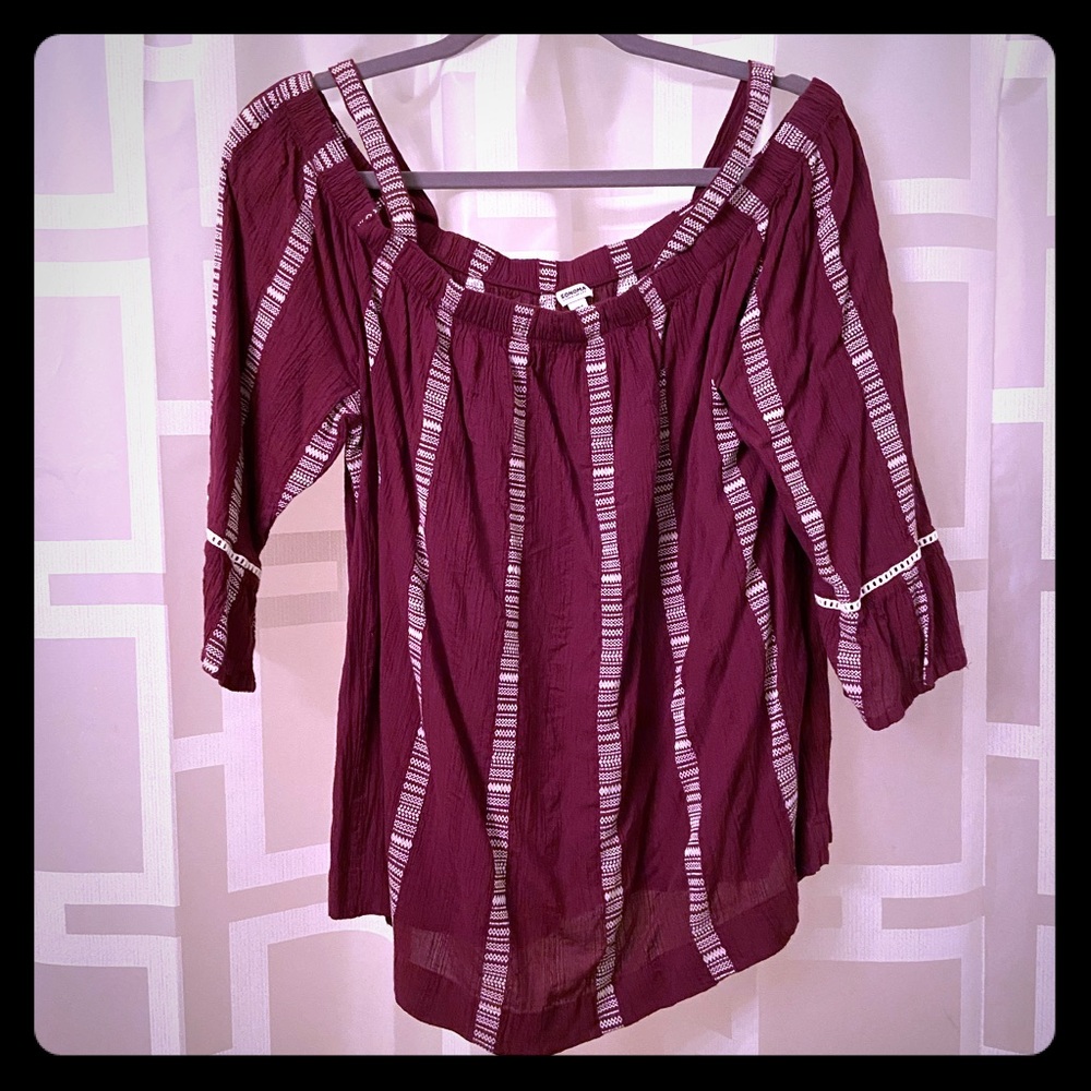 Sonoma off shoulder blouse women’s L